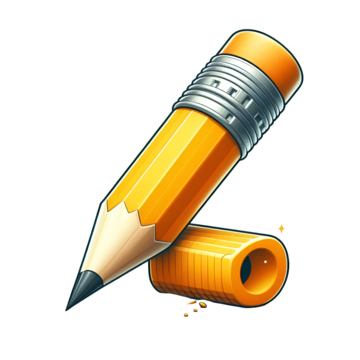 Erras - Gôm tẩy, Gọt bút chì